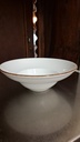 Talerz  25,5 cm makaron (z rantem brazowym)