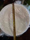 Miska biała szklana 22 cm