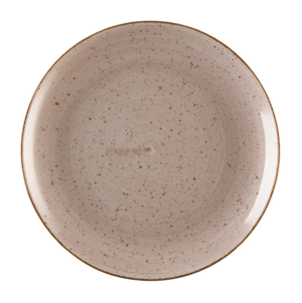 Talerz obiad brąz 20,5 cm