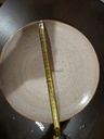 Talerz obiad brąz 28 cm