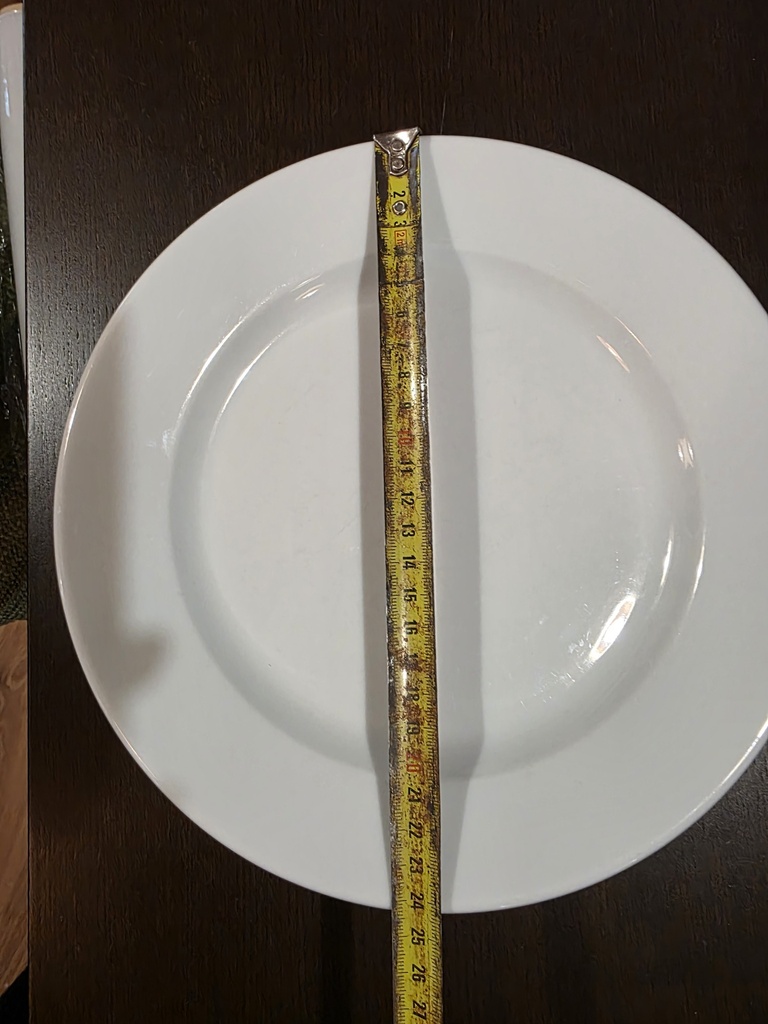 Talerz biały 24,5 cm